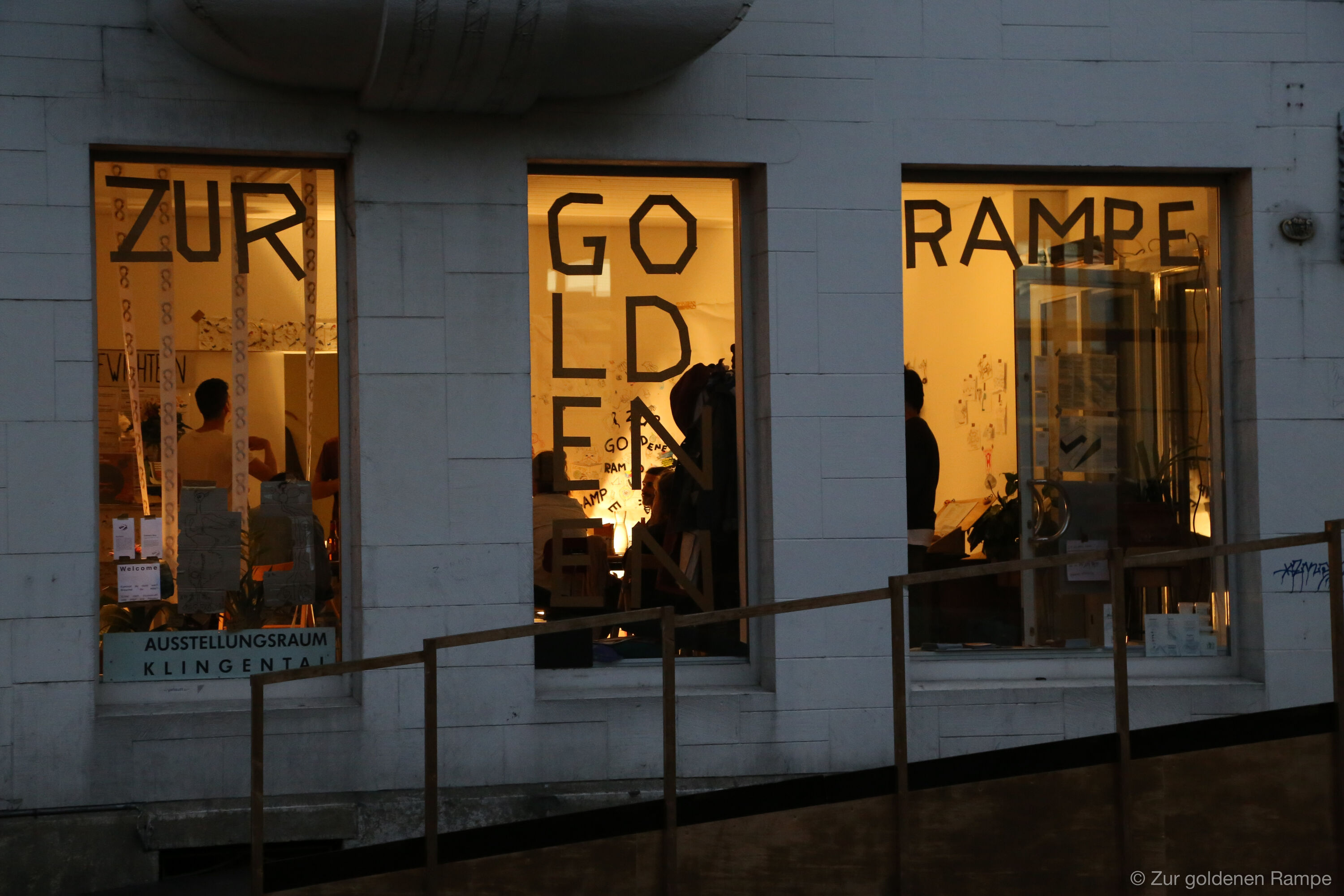 Bild von aussen auf die «Zur goldenen Rampe»